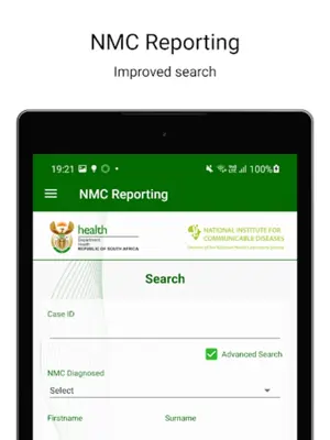 NMC Reporting android App screenshot 0