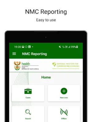 NMC Reporting android App screenshot 2