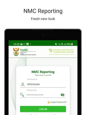 NMC Reporting android App screenshot 3